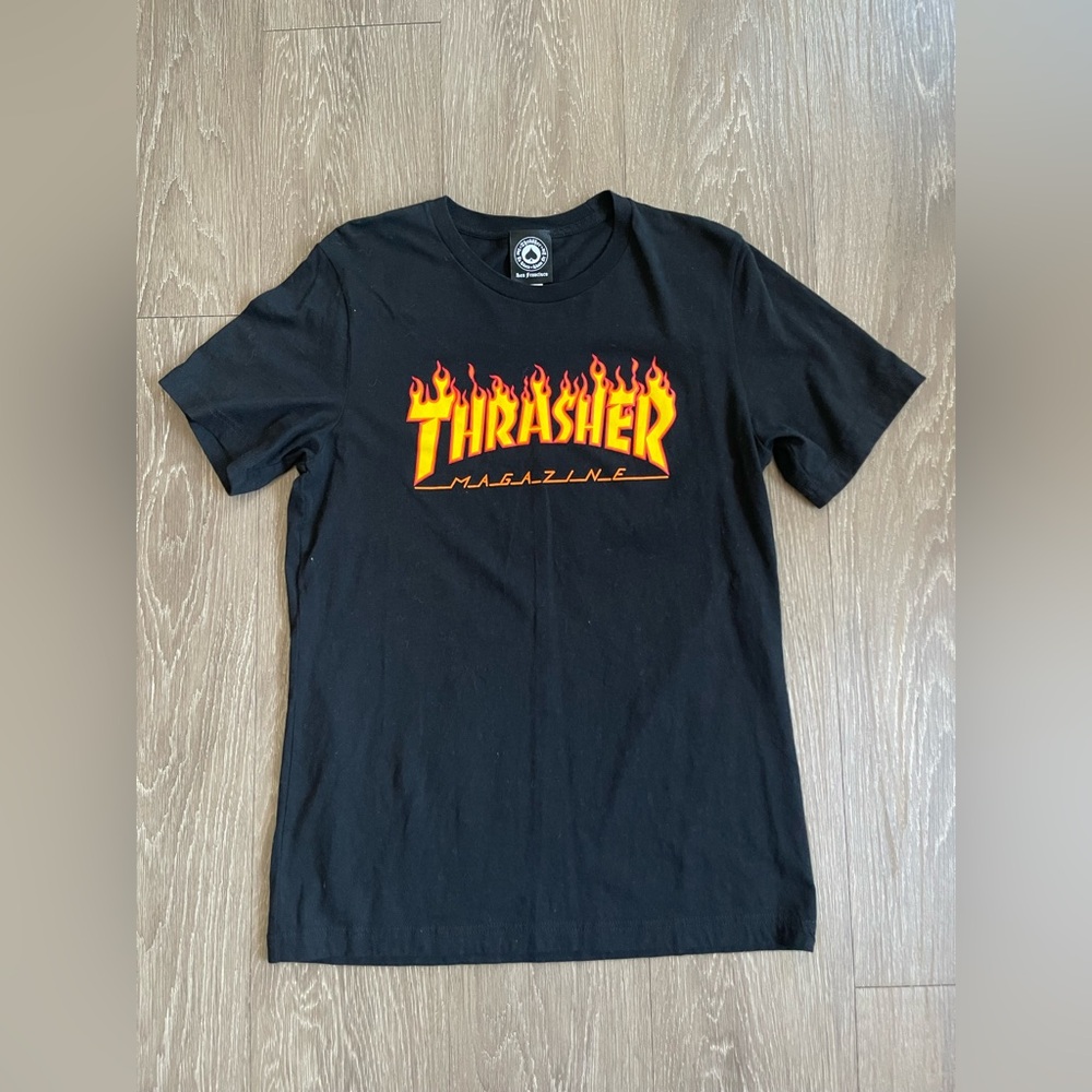 Thrasher Flame Logo Mens Tee